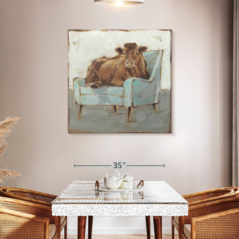 Brampt Moo-Ving In IV, 39" H x 39" W