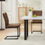 Denard Upholstered Cantilever Tufted Dining Chair with 8.5CM Thick Seat-117534145-118194396