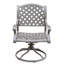 Chaise de patio pivotante avec coussins Annecorinne-1604443038