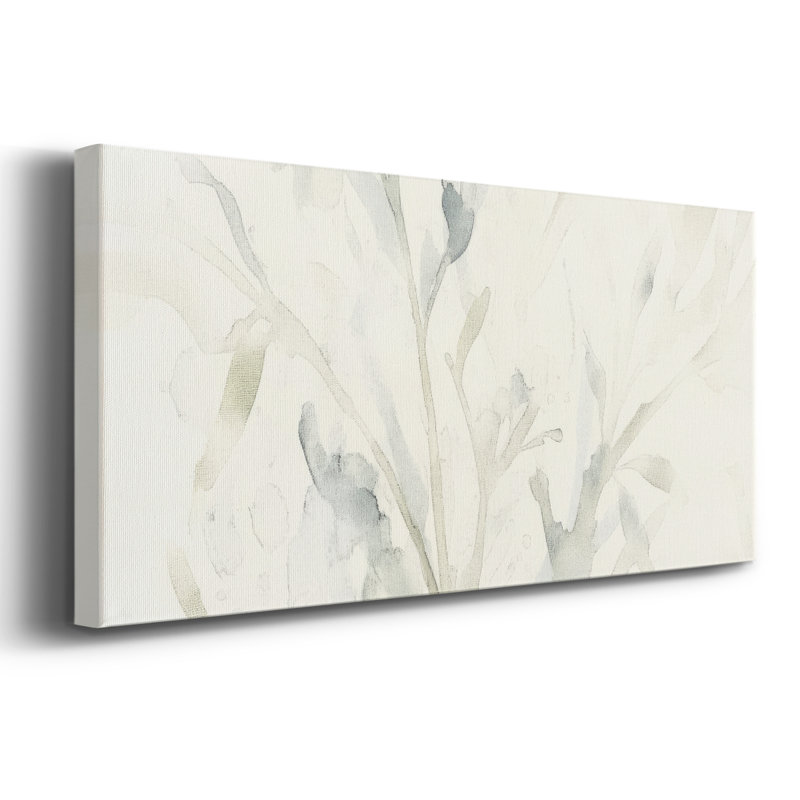 Botanical Series-CCCCXIX- Toile tendue avec châssis - Prêt à être accroché, H 16 po x l 40 po