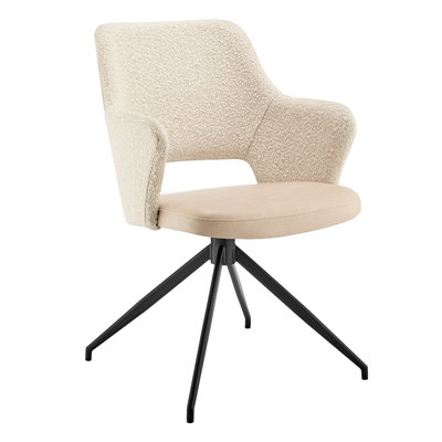 Shelter Swivel Dining Armchair