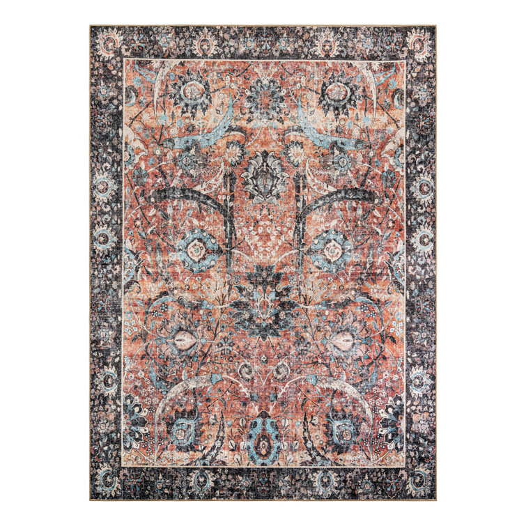Maysn Performance Chenille Floral Indoor Rug