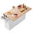 60In Kitchen Island Cart Rolling Storage Cabinet Table With Drawer Drop Leaf