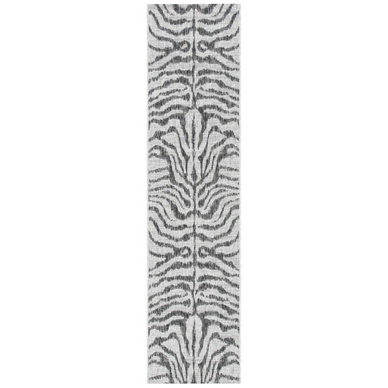 Tapis d'intérieur / extérieur Courtyard Performance, Tapis de couloir 2 pi 3 po x 6 pi 7 po
