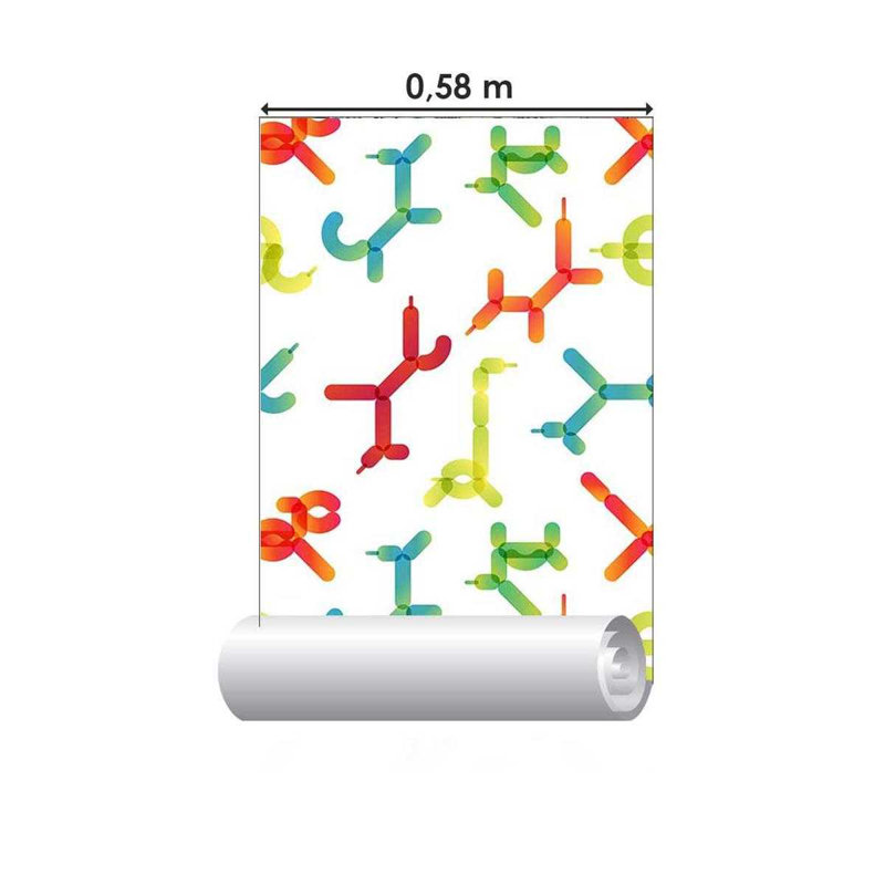 Rouleau de papier peint adhésif lisse L 126 po x l 24 po Zigler