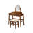 Crosstown Makeup Vanity Set with Stool