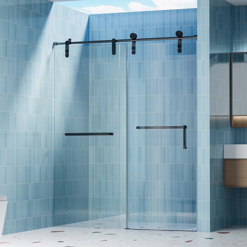 Portes de douche, Noir mat