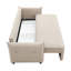 Lit gigogne escamotable en tissu avec rangement-129386777