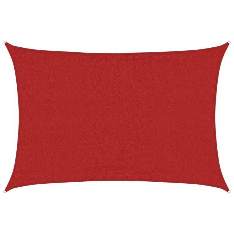 Carshalton 5m x 3.5m Rectangular Shade Sail, Red