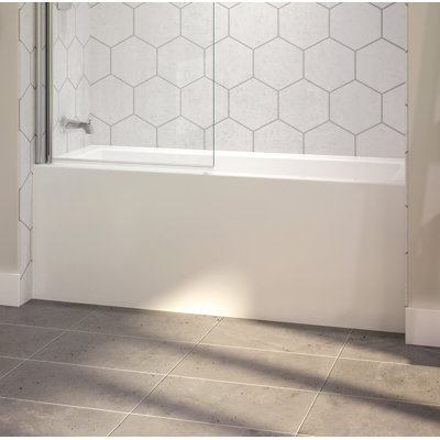 Linea® 60" x 32" Alcove Whirlpool Bathtub