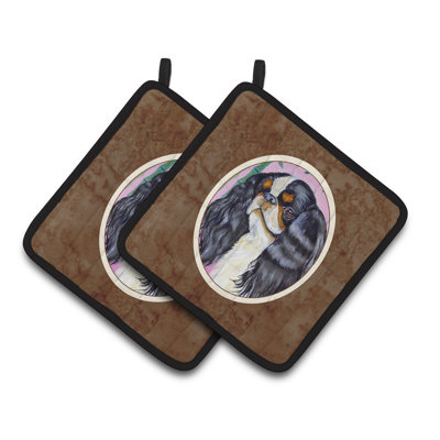 Caroline's Treasures English Toy Spaniel Polyester Potholder