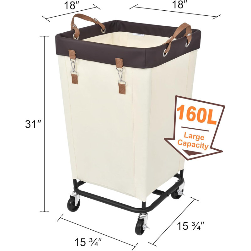 Wheel Laundry Basket