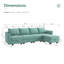 Manusite L-Shaped Reversible Modular Sectional Couch with Storage Ottoman-317393418