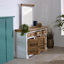 Charton Solid Wood Rectangle Wall Mirror