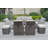9 - Person Patio Conversation Set with Cushions
