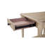 Table de bout avec rangement au fini sable avec tiroir, aspect transitionnel décontracté, bois massif +, P 24 po, 26 W, 24,26 H
