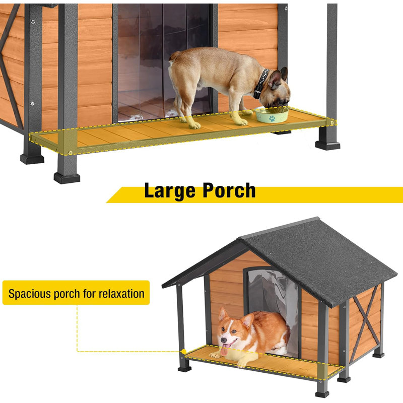 Portable Igloo Style Dog House, 80cm H x 103.1cm W x 87cm D