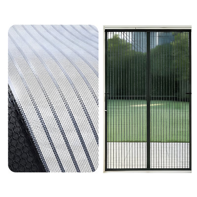 VBANPA Fly Screen Door 38X83 Inch, 100% Polyester Mesh Door Screen, Keep Bugs Out, Magnetic Closure, Easy To Install For Home Patio Front Door,Drey