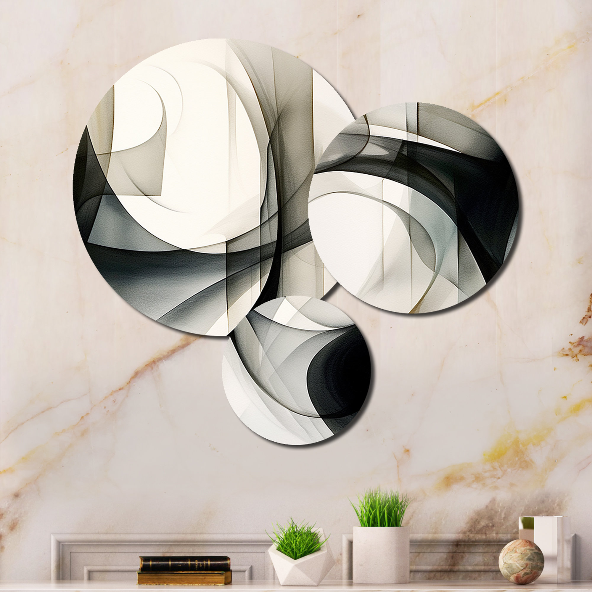 Ivy Bronx Medich Modern Aluminum Abst...