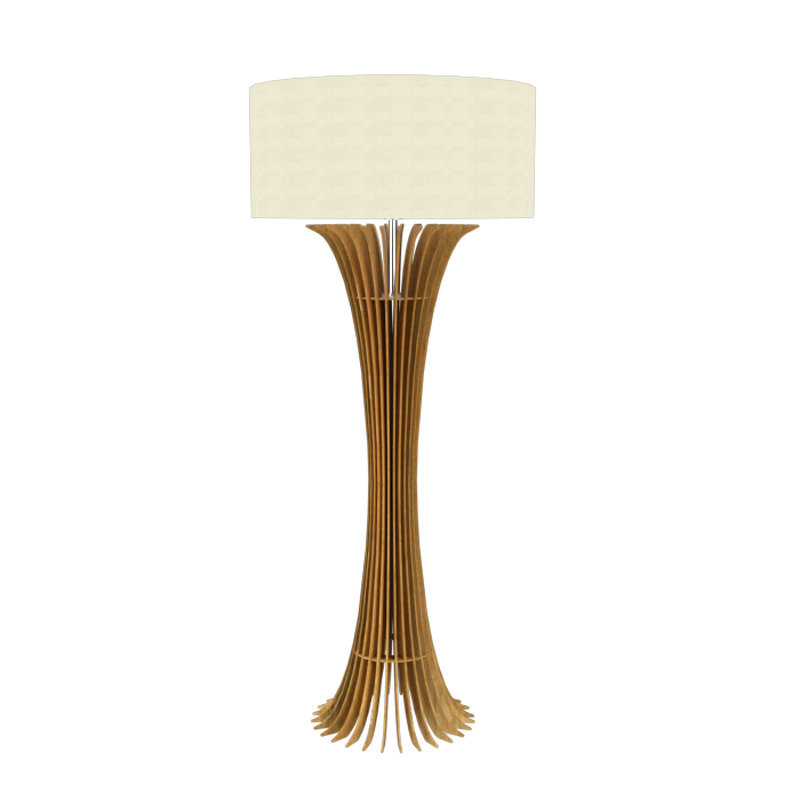 Stecche Di Legno Floor Lamp, Louro Freijó