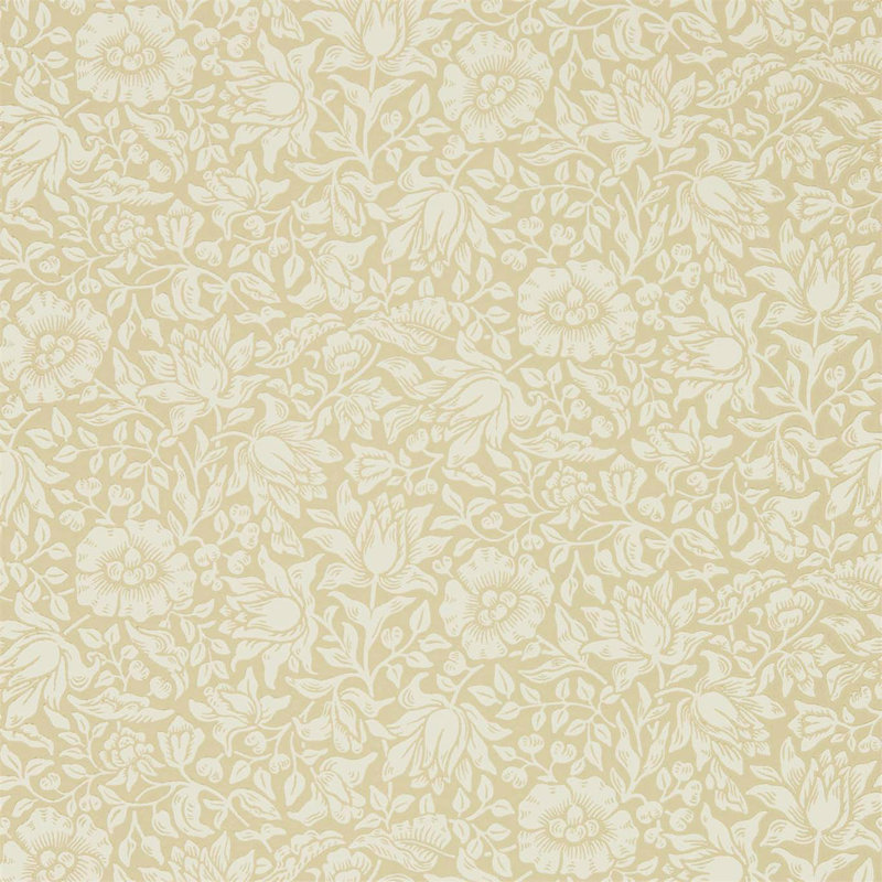 Mallow Wallpaper, Soft Gold