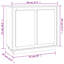 Sideboard 80x34x75 cm Engineered Wood-280166813