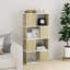 Ayad 124.5cm H x 60cm W Geometric Bookcase-2120397803-2120397801