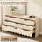 8 Drawer Dresser with Fluted Wave Panel