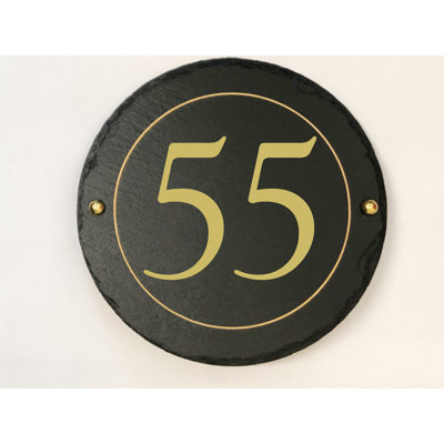 Easingwold 24cm H Stone House Number