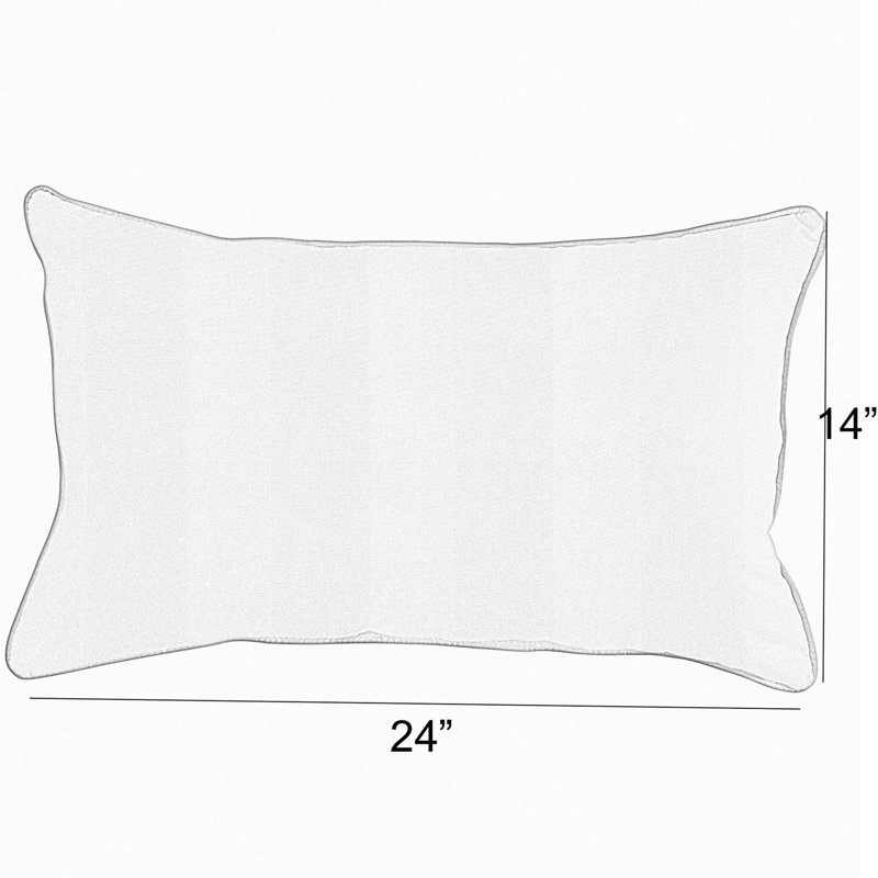 Coussin décoratif, Blé, 14"H x 24"W, Rectangular