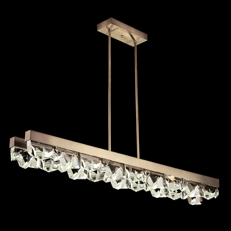 Strata 6 - Light LED Pendant, Soft Bronze