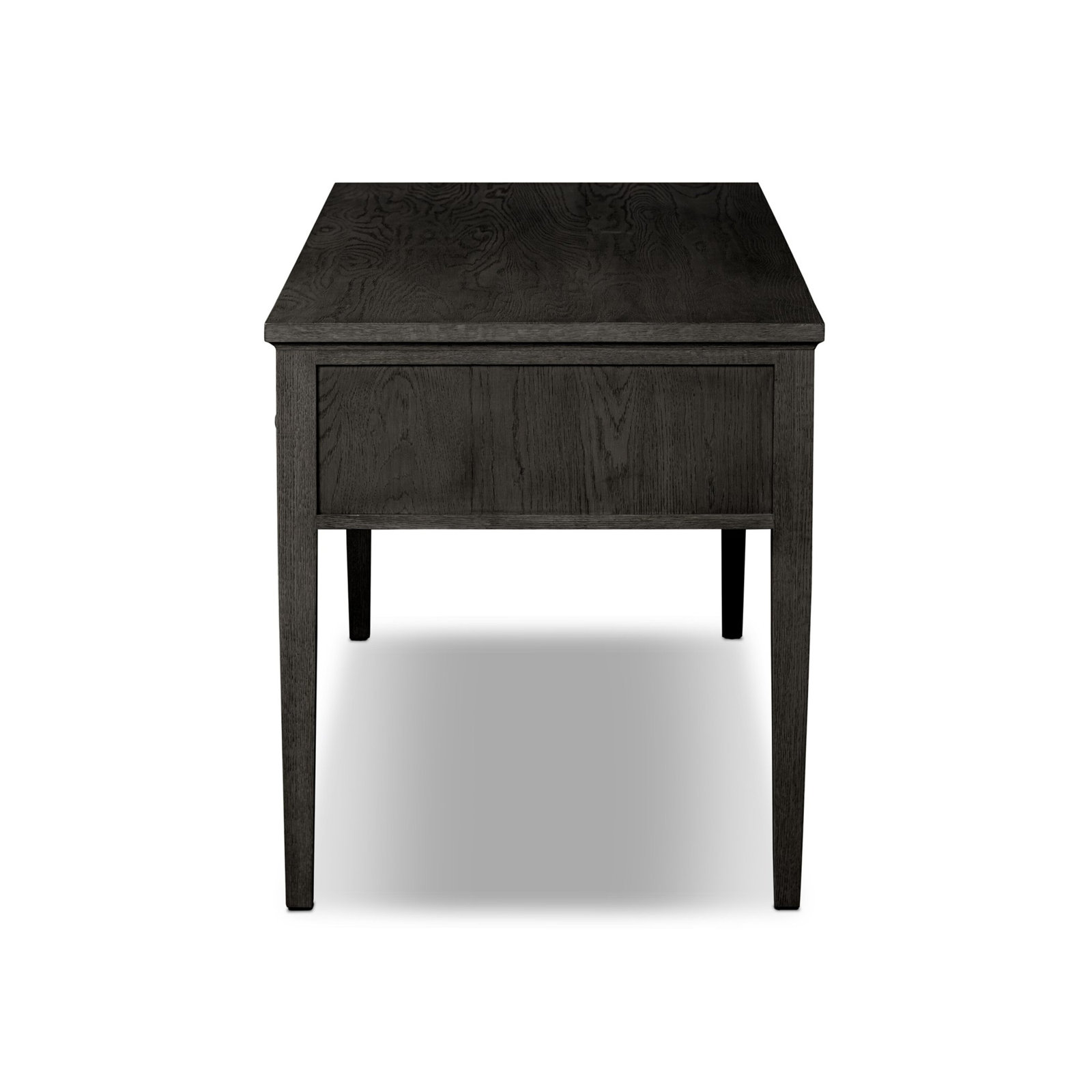 Bush Desk, Distressed Black Oak