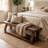 63" Solid Wood Entryway Shoe Bench