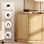 Buffet moderne 94,5 "avec 3 tiroirs et tablette réglable, buffet multifonctionnel avec grand rangement et tablette réglable-622720303