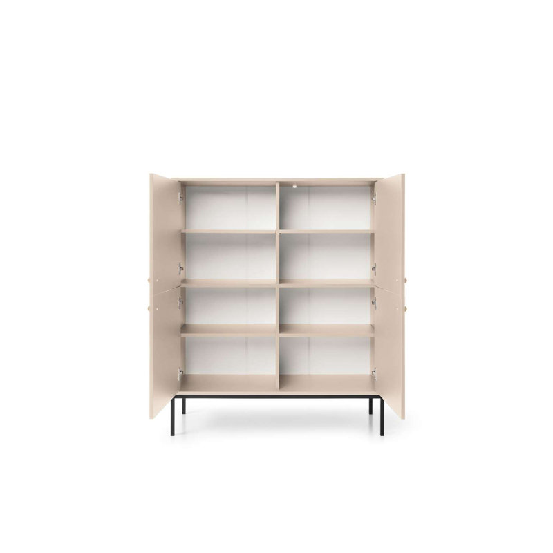 Lorrimor 104cm W Chest of Drawers, Beige