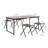 Bujare 4 - Person Patio Dining Set with Rectangular Table