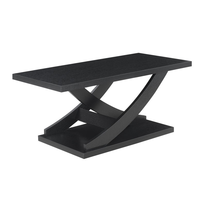 Table basse Arbri Criss-Cross, Noir