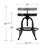 Lindaro Swivel Adjustable Height Counter Stool-31655399