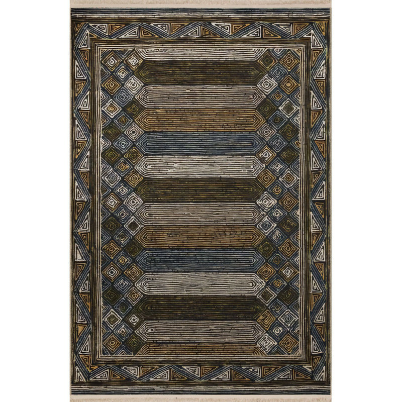 Rectangle 4'7" x 6'7" Rug Pad Included