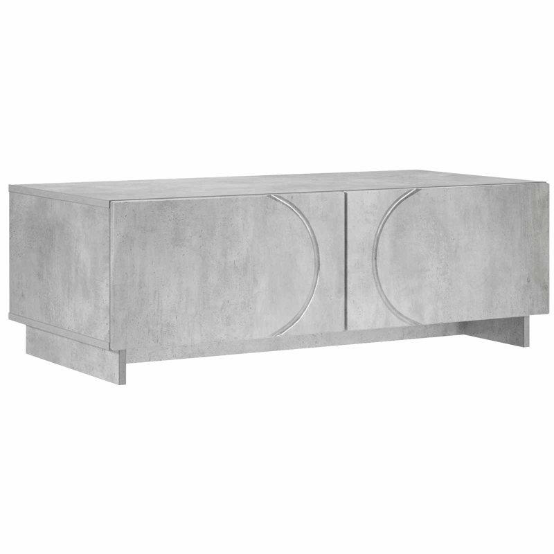 Coffee Table, 35cm H x 102cm W x 50.5cm D, Concrete Grey, Concrete Grey, Concrete Grey