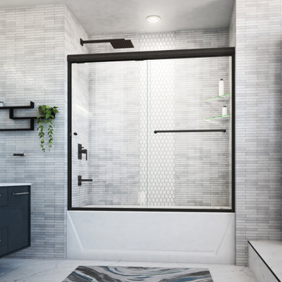 Porte de baignoire sans cadre Bypass 60 "x 57,5" Ete