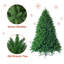 Sapin de Noël artificiel vert réaliste-9616993
