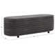 Delray Upholstered Flip Top Storage Bench