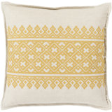 Pentas Geometric Linen Throw Pillow