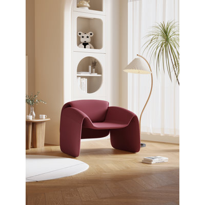 Larchmere Faux Leather Armchair