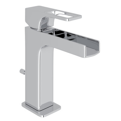 Quartile Single Handle Lavatory Faucet With Trough