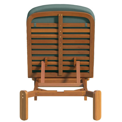Chaise longue d'extérieur réglable pour chaise longue d'extérieur inclinable avec dossier réglable pour terrasse