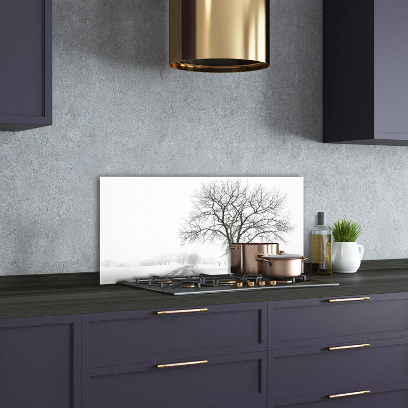 50cm W x 100cm L Glass Peel and Stick Panel