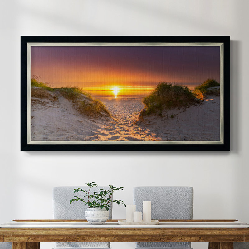 Path To Happiness - Reproduction de photo sur toile, H 25 po x l 45 po x P 2,5 po