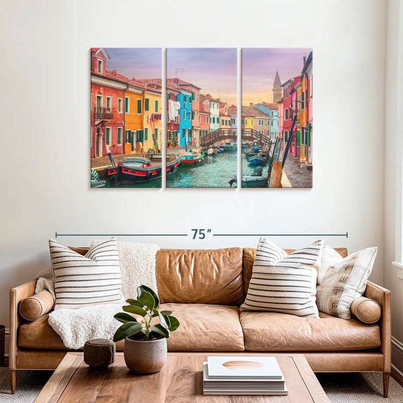 Rorry Dusk In Burano, 36" H x 57" W